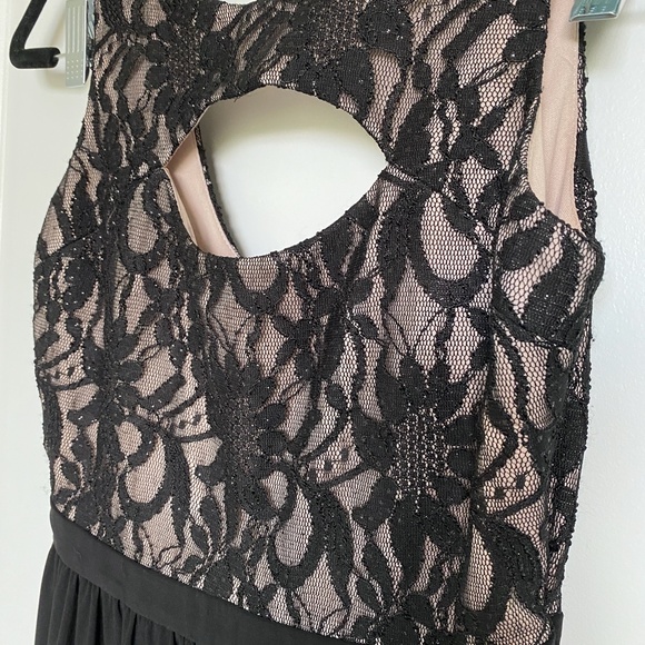 Morgan & Co Sparkly Strap Dress w/ front opening - Picture 2 of 5